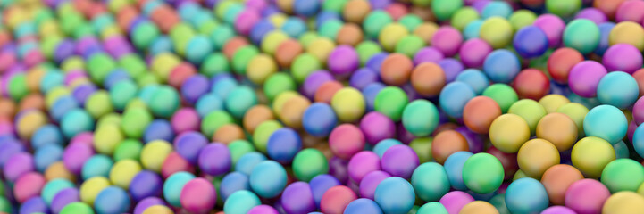 Three dimensional spheres background