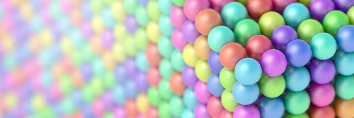 Three dimensional spheres background