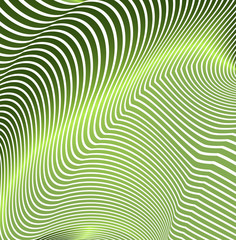 Abstract curved lines in the form of waves. Modern background. Relief color zigzags.