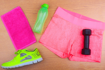 Gym Gear, gym clothes and sports wear kit for working out