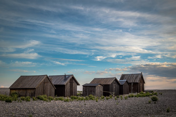 Small fishing village in Gotland