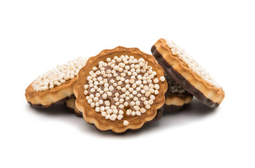 Butter cookies isolated