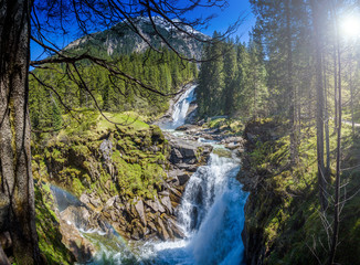 Krimmler Wasserfälle, Salzburger Land, Austria
