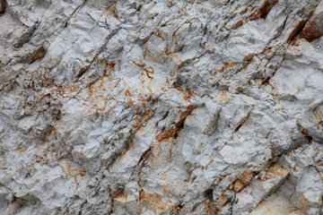 Kalkfelsen Bruchkante Nahaufnahme für Hintergrund 