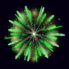 Fototapeta na wymiar Vector Illustration of Fireworks