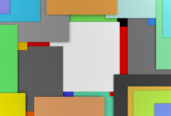 3D abstract background