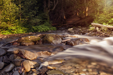 Pylypets River near the Shypit Waterfall (Ukraine 2016)