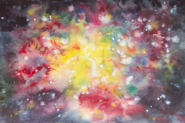 Abstract watercolor art hand paint. Background