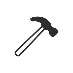 Hammer - vector icon.
