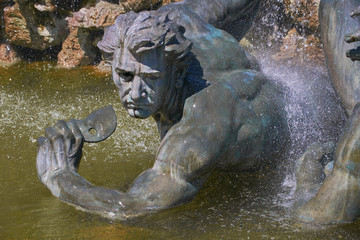 Fototapeta na wymiar Monument des Girondins fountain, Bordeaux, France