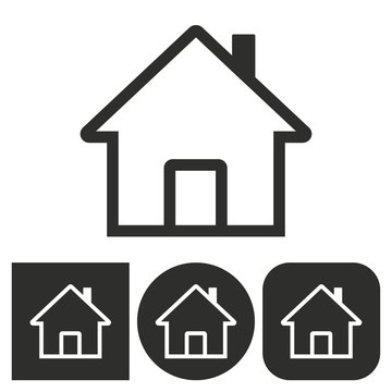 Home - vector icon.