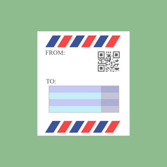 Mail envelope icon vector