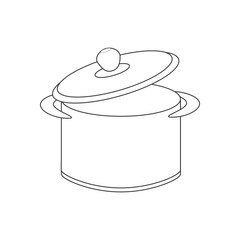 Saucepan illustration path