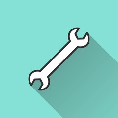 Wrench - vector icon