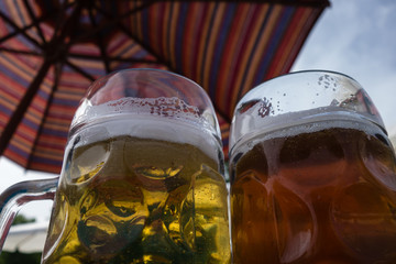 Sommerabend im Biergarten