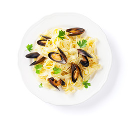 Pasta with seafood