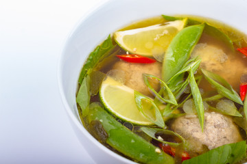 Oriental soup.