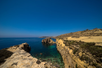 Fototapeta na wymiar Gozo coastline