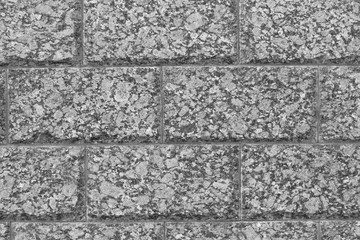 Wall of white bricks