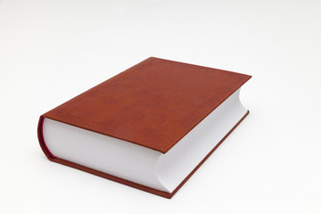 blank book isolated on white