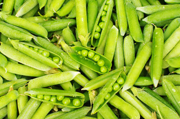 Background from green peas