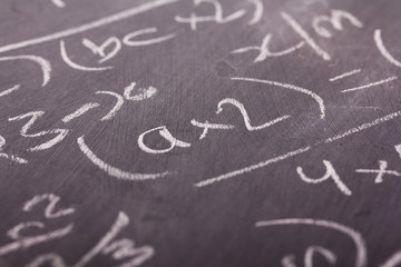 Fototapeta premium Close up of blackboard for coaching tactics