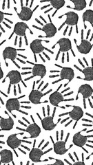 Seamless hands background
