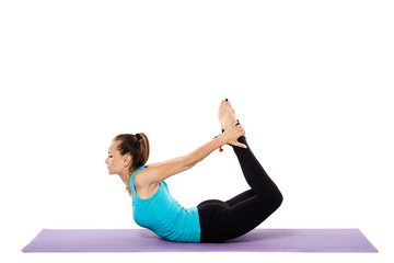 Woman yoga teacher