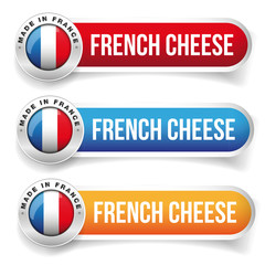 French Cheese label button