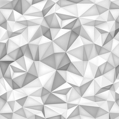 Fototapeta premium Low polygon shapes background, triangles mosaic, vector design, creative background, templates design, grey paper wallpaper