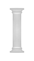 Naklejka premium Isolated Neoclassical Style White Column
