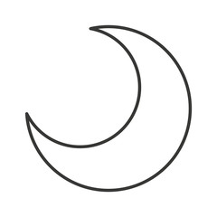 moon isolated icon design