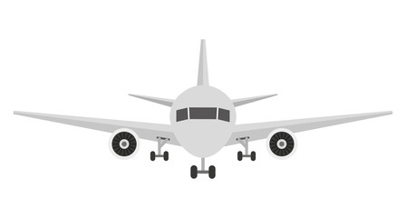 airplane silhouette  isolated icon design