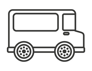 truck  isolated icon design