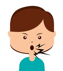 face man icon design