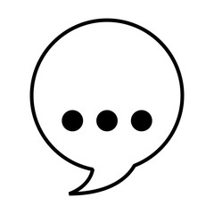 speech bubble isolated icon design