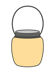 mason jar isolated icon design