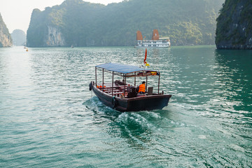 Boat on Ha long bay, Vietnam