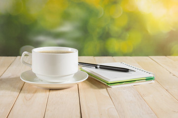warm cup of coffee.