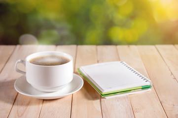 warm cup of coffee.