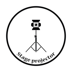 Stage projector icon