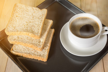Cup of coffee.