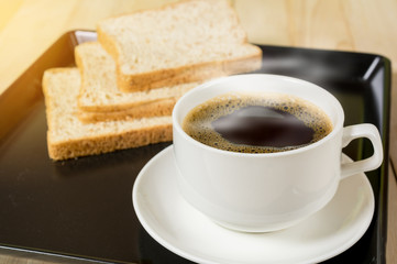 Cup of coffee.