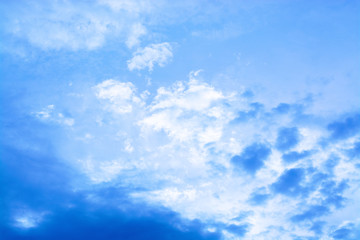 Blue sky and beautiful cloud as background