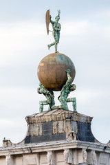 Fototapeta premium Dogana di Mare, Venice customs house, is topped by a weathervane figure of Fortune.