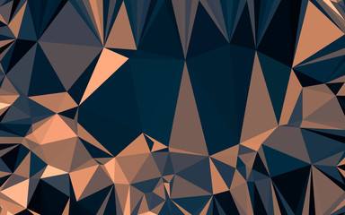 Fototapeta premium Abstract low poly background, geometry triangle