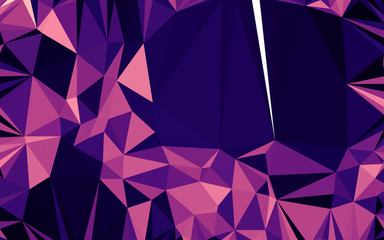 Obraz premium Abstract low poly background, geometry triangle
