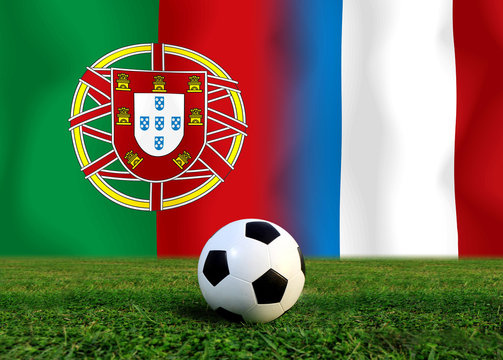 Final Round Between The Football National Team Portugal And Nati