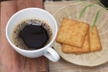 white espresso coffee cup