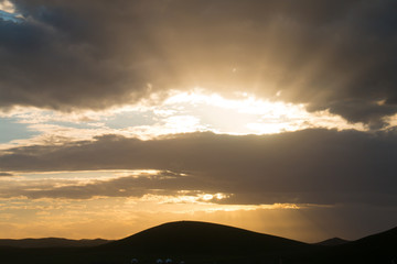 Sky and clouds landscape